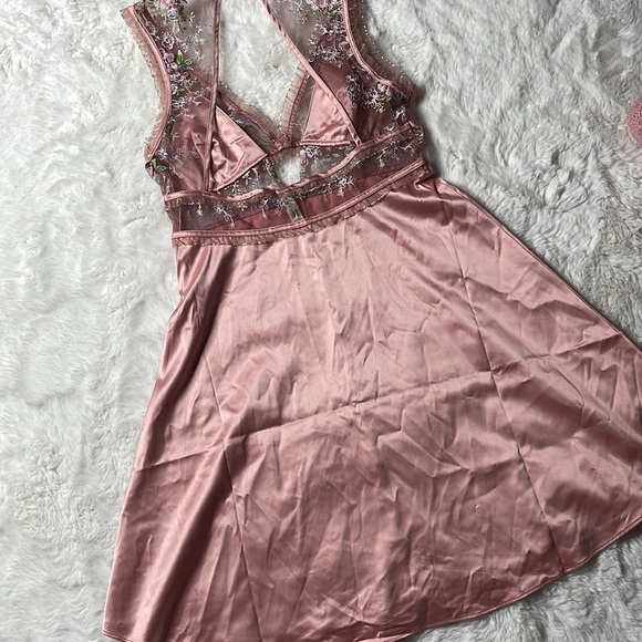 For Love & Lemons Embroidered Slip Dress - SIZE: S - Picture 4 of 6